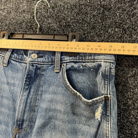Abercrombie & Fitch Women's the 90s Straight Ultra High Rise Jeans Size 31 12 - Picture 4 of 7